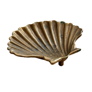 Brass shell dish