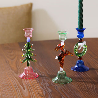 Candlestick Merry Wreath