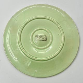 Oyster plate Proceram circa 1950s (Aubagne, FR) Mint green