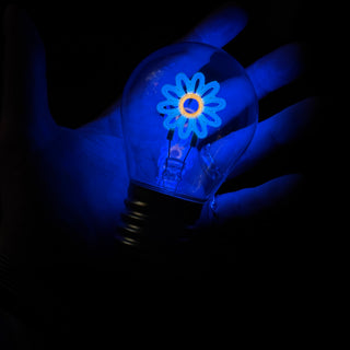 Portable Light Bulb Flower