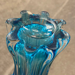 Mouth-blown Vase Blue