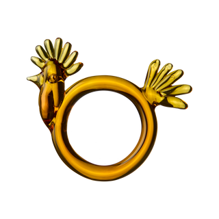 Napkin ring Carina Yellow Rooster