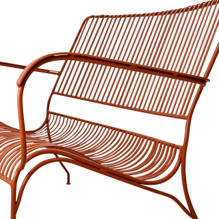 Outdoor sofa Visby Dim orange