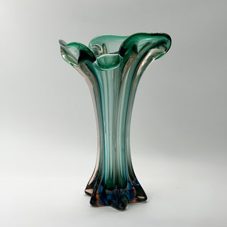 Hand-blown Vase Green