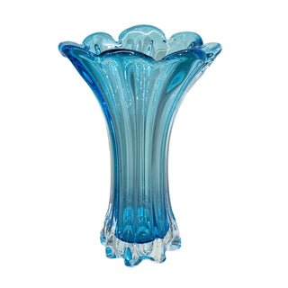Mouth-blown Vase Blue