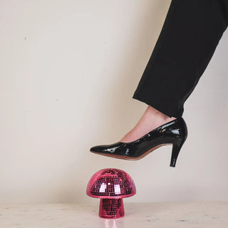 Sculpture Mushroom Disco Pink