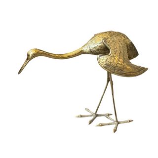 Large Brass Cranes 50s/60s