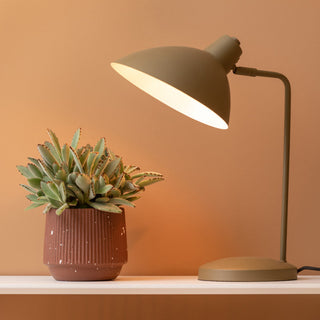 Table lamp Casque Moss green