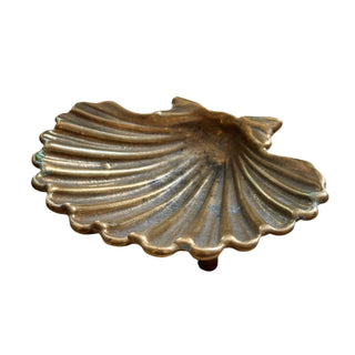 Brass shell dish