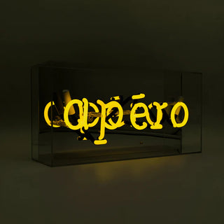 Neonlampa Box 'Apéro' Gul