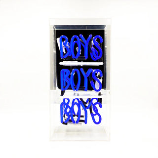 Neonlampa Box 'Boys Boys Boys'