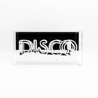 Neon Lamp Box 'Disco' Purple