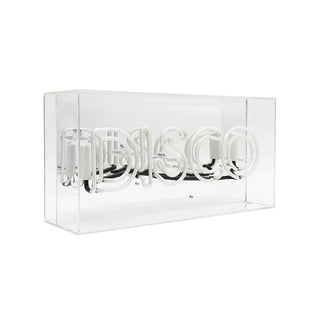 Neon Lamp Box 'Disco' Purple