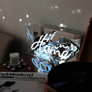 Neonlampa Box 'Home'