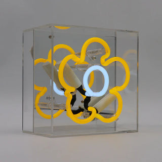 Neonlampa Box Mini 'Daisy' Gul