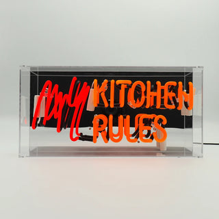 Neonlampa Box My Kitchen my rules