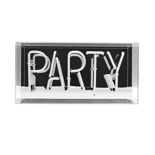 Neon Lamp Box 'Party' Pink