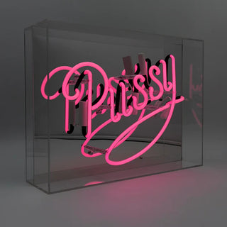 Neonlampa Box 'Pussy' Rosa