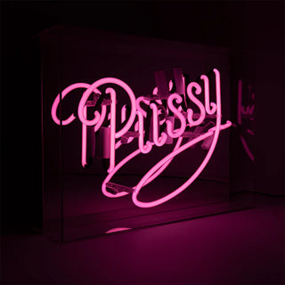Neonlampa Box 'Pussy' Rosa