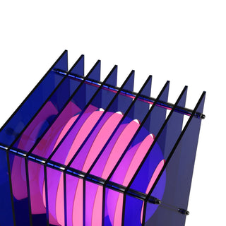 Bordslampa LỚP Rectangular S Koboltblå