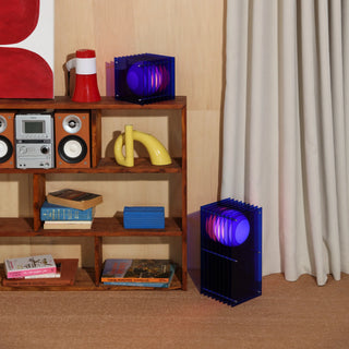 Bordslampa LỚP Rectangular S Koboltblå