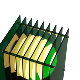 Bordslampa LỚP Rectangular S Grön