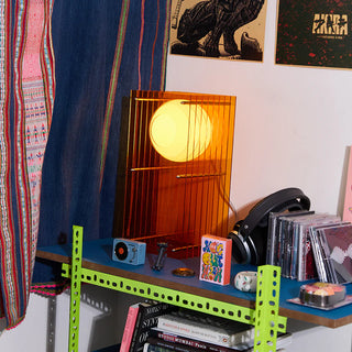Bordslampa LỚP Rectangular S Orange