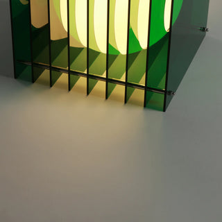 Bordslampa LỚP Square L Grön