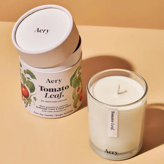 Scented candle Tomato Leaf - Heirloom Vines &amp; Fresh Grass