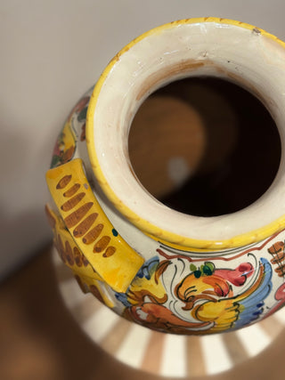 Italian Urn Hand Painted