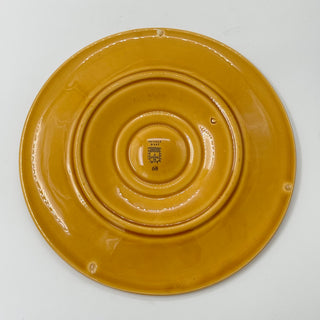 Oyster plate Proceram circa 1950s (Aubagne, FR) Yellow