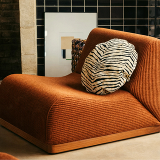 Modul Rotondo Brun Manchester i Chenille