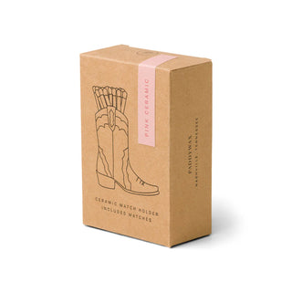 Tändstickshållare Cowboy Boot Rosa