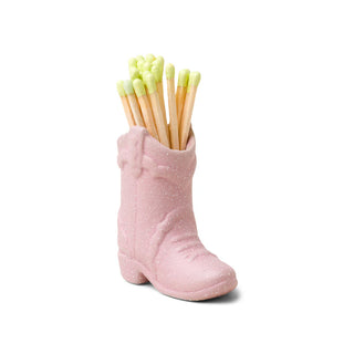 Tändstickshållare Cowboy Boot Rosa