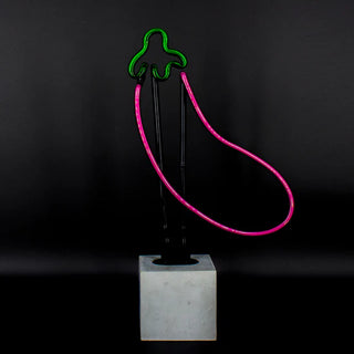 Neonlampa 'Aubergine'