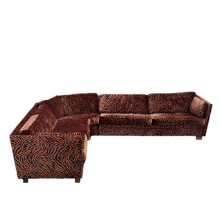 Modulsoffa Playboy DUX 1970-tal Nyomklädd i Okapi no.12