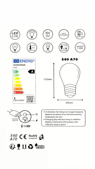 Portable Light Bulb Anchor