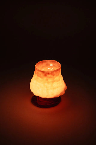 Kiva Candle Lantern Peach