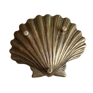 Brass shell dish