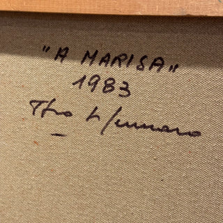 Painting 'A Marisa' Pino Di Gennaro 1983