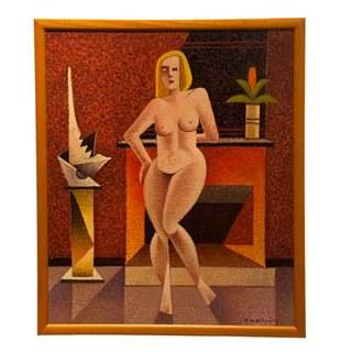 Painting 'A Marisa' Pino Di Gennaro 1983