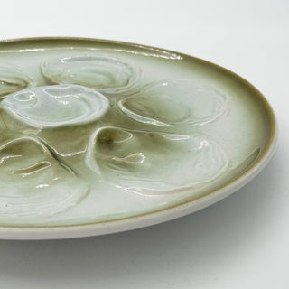 Oyster plate 50s Faience de St Amand