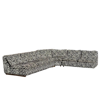 Modular sofa 'Playboy' DUX 70s Zebra