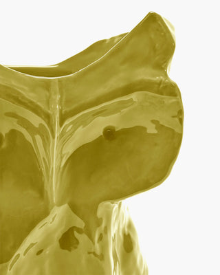 Vase Owl After Midnight Yellow S