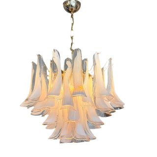 Vintage Murano Chandelier La Murrina Lattimo Pink