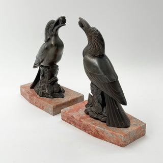 Bookends Art Deco Toucans 1930s