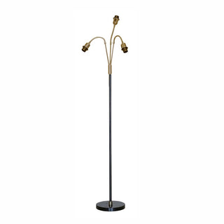 Retro Golvlampa Kurtan 3, svart/ oxid