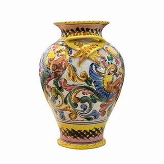 Italian Urn Hand Painted