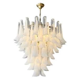 Vintage Murano Chandelier La Murrina Lattimo White ø80cm