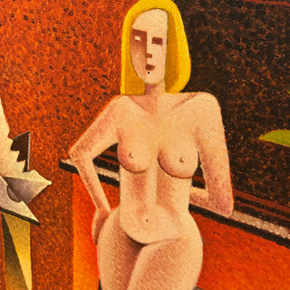 Painting 'A Marisa' Pino Di Gennaro 1983